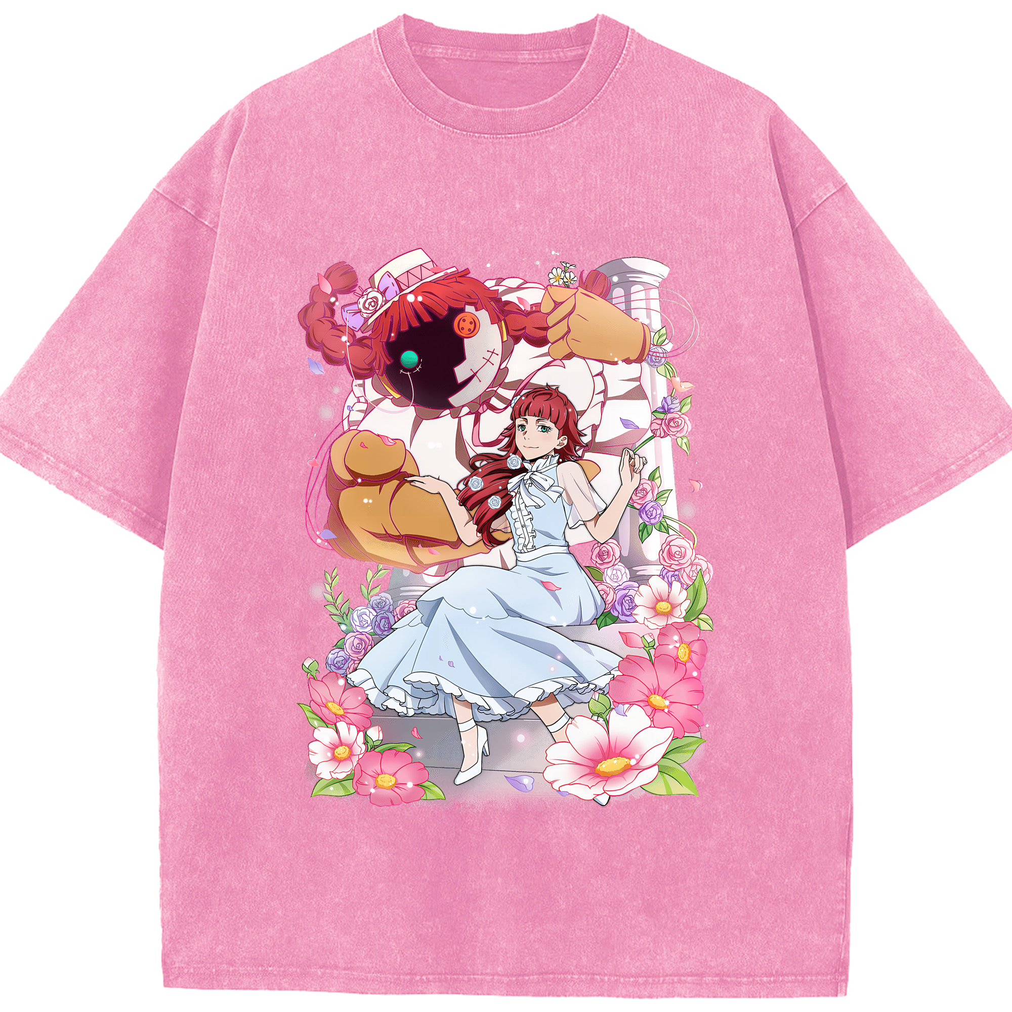 （画像用） 文豪ストレイドッグス Bungo Stray Dogs 綿100% ヴィンテージ風 半袖Tシャツ（フロントプリント）
